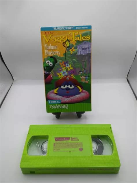 Veggietales Madame Blueberry A Lesson In Thankfulness Vhs