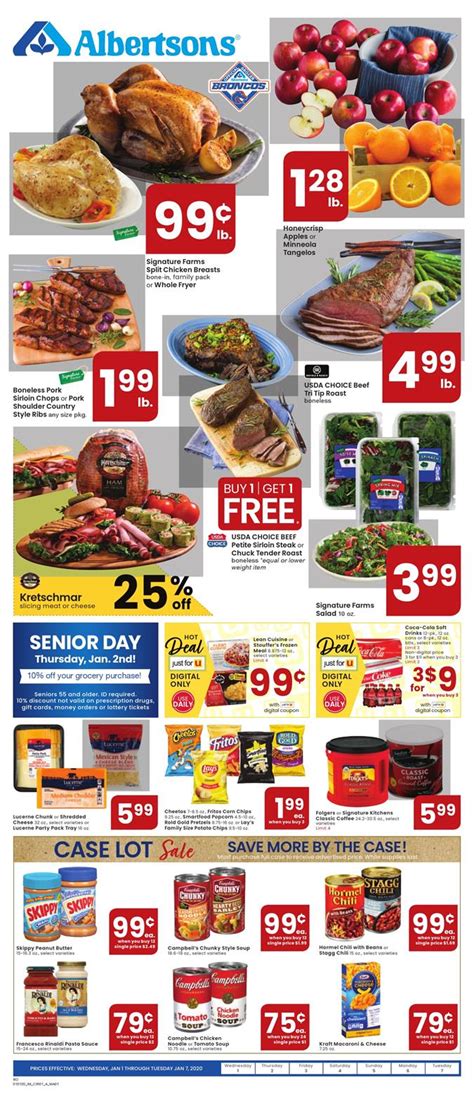 Albertsons Weekly Ad Jan 1 - 7, 2020 - WeeklyAds2