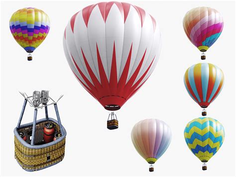 Hot Air Balloon Model 3D Model CGTrader