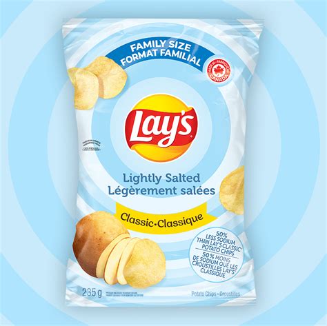 LAY S CLASSIC Lightly Salted Potato Chips LAY S