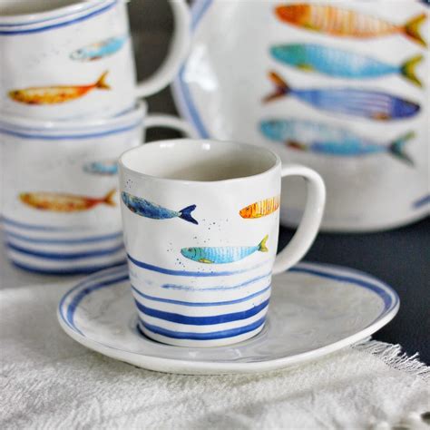 Чайная пара с рыбами – в стильном интернет-магазине DECORAHOLIC