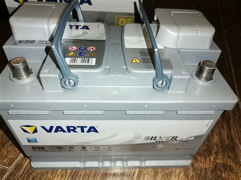 Аккумулятор VARTA E39 Silver Dynamic AGM обратная полярность 70 Ач 570 ...
