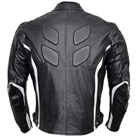 Top Quality With Armors Motorcycle Jacket Leather Racing Xxl Xxxl Auto