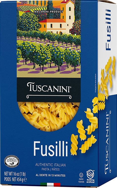 Tuscanini Fusilli Pasta Oz Pack Koshco Superstore