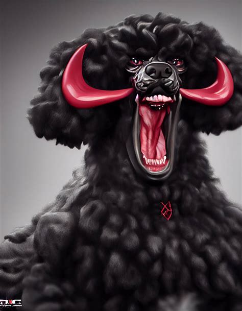 Demon Dogs 2 Poodle By Visionsofdoom On Deviantart