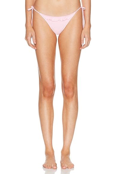 Shani Shemer Marrisia Bikini Bottom In Baby Pink FWRD