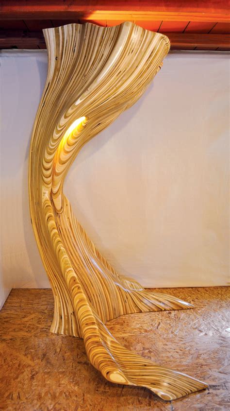 David Knopp Sculpture Latest Work Completed Laminated Birch Plywood