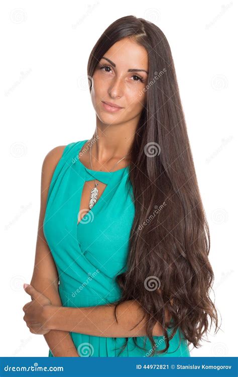 Lovely Brunette Stock Image Image Of Person Care Face