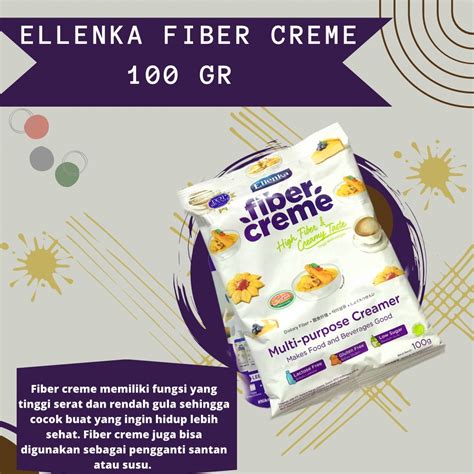 Jual Ellenka Fiber Creme Gr Shopee Indonesia