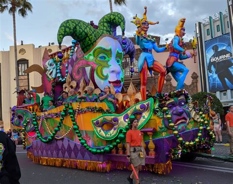 Universal Studios Orlando Mardi Gras Guide Green Vacation Deals