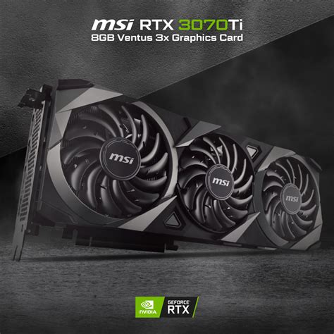 MSI GeForce RTX 3070 Ti 8GB Ventus 3x Graphics Card - Paragon Competitions