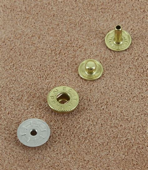 Accessoires Maroquinerie Bouton Pression Laiton Nickel Free Mm