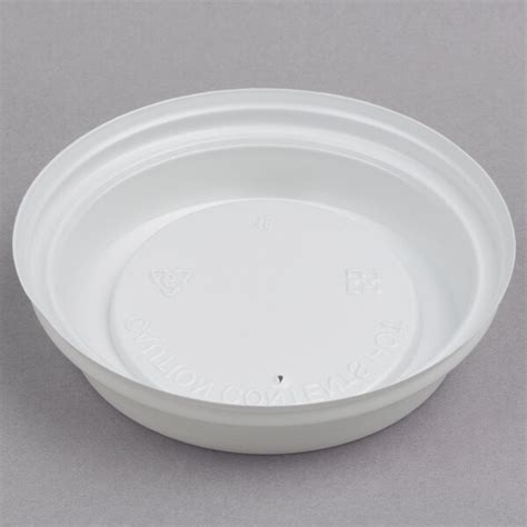 Choice 8 Oz Squat To 24 Oz White Hot Paper Cup Travel Lid 1000 Case