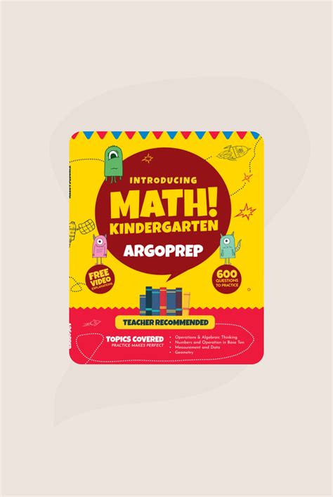 Introducing Math Kindergarten By Argoprep 600 Practice Questions