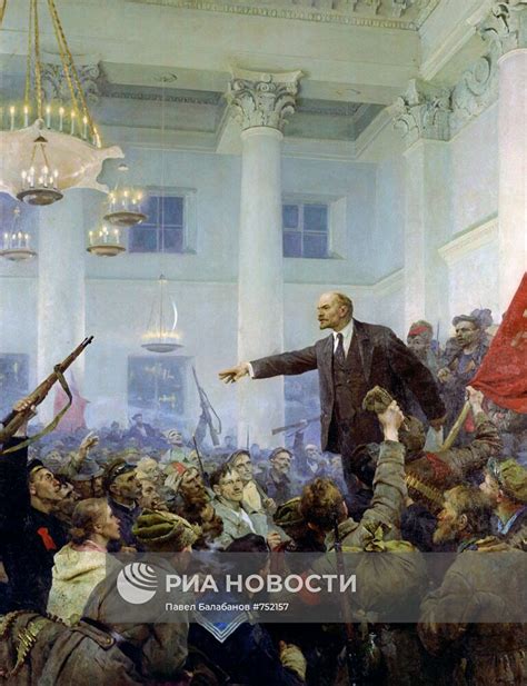 Репродукция картина "В.И. Ленин провозглашает Советскую власть" | РИА ...