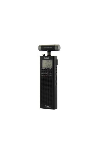 Tecsun PL-360 Digital PLL Portable AM/FM Shortwave Radio with DSP, Black