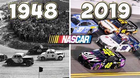 The Evolution Of NASCAR 1948 2019 YouTube