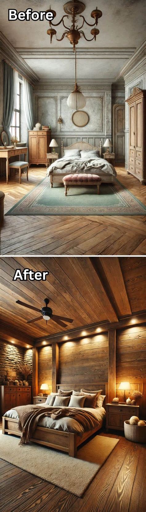 30 Ultimate Before And After Bedroom Makeovers That Deliver Stunning
