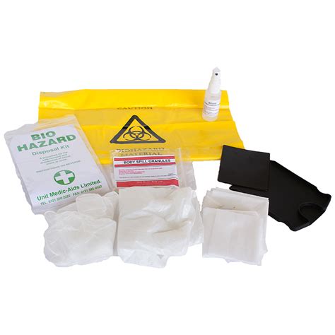 Biohazard Body Fluid Clean Up Kit Refill Application Body Spills