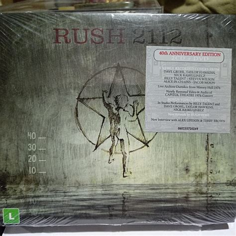 Box Rush 2112 40th Anniversary Dlx 2 Cds Dvd Mercadolivre