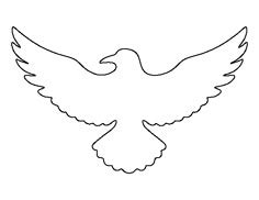 Simple Eagle Outline