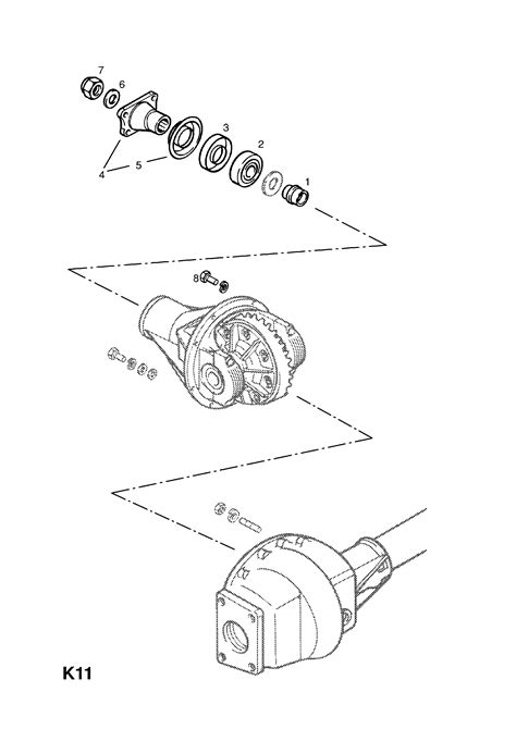 Opel Campo Front Axle Differential Contd Opel Epc Online