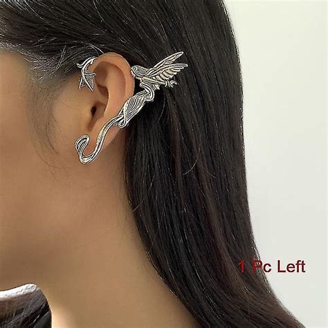 Punk Fairy Ear Cuff Earring Dark Elf Ear Clip No Piercing Earrings For