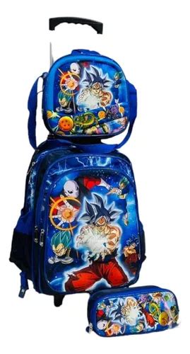 Kit Mochila Dragon Ball Super Lancheira T Rmica E Estojo Frete Gr Tis