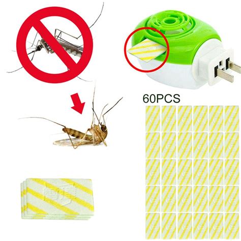 60 Pcs Mosquito Mats Insect Mosquitoes Repellent Tablets Without Scent