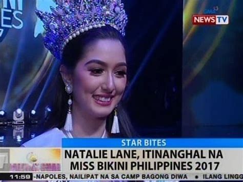 BT Natalie Lane Itinanghal Na Miss Bikini Philippines 2017 YouTube