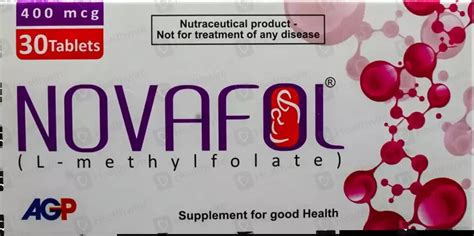 Novafol (400mcg) 30 Tablets Price in Pakistan - Uses, Dosage, Side Effects