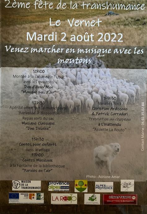 Fête de la transhumance de Le Vernet Seconde édition Maison de la