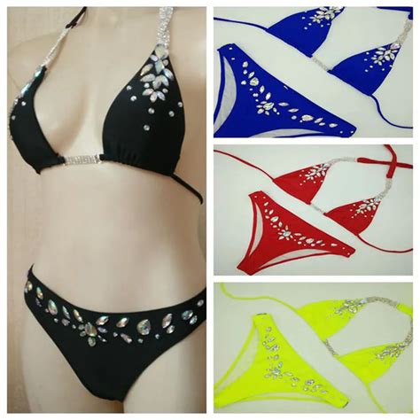 Venus Vacation New Style Diamond Bikini Set Rhinestone Bling