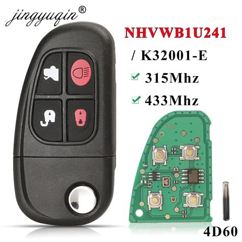 Jingyuqin Car Remote Key For Jaguar X S Type 1999 2009 XJ XJR XJ8 315