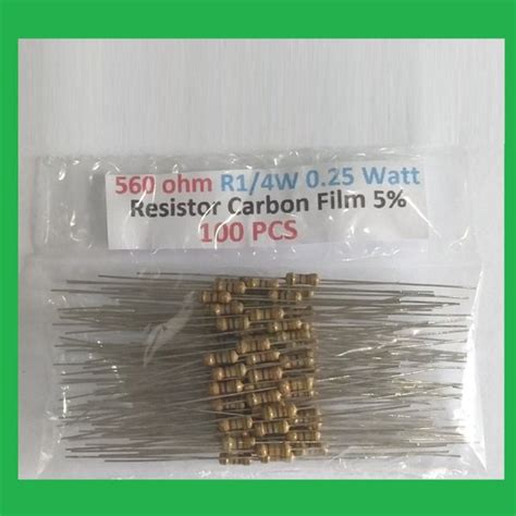 Jual Qty Pcs Resistor R W Ohm Carbon Film Di Lapak Murata