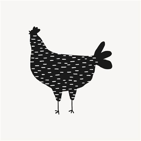 Garden chicken, aesthetic illustration design | Free Vector - rawpixel