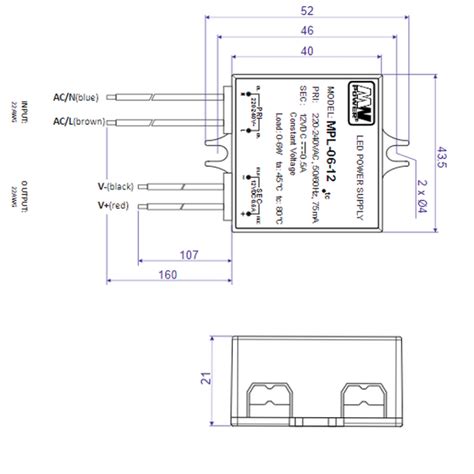 Deboled LED Verlichting 12V LED MINI TRANSFORMATOR 6W Deboled LED