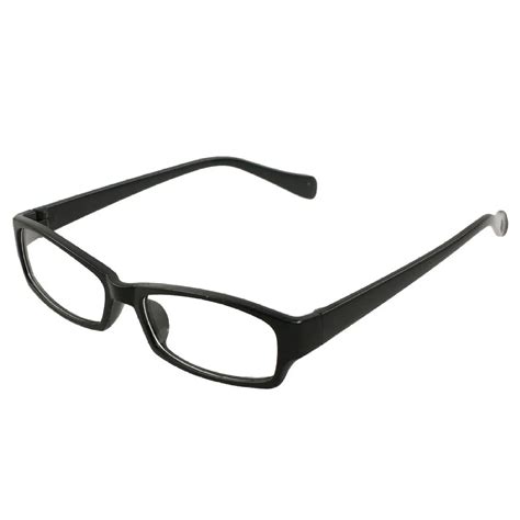 EAS Unisex Black Frame Clear Lens Eyewear Plain Plano Glasses-in Women's Sunglasses from Apparel ...