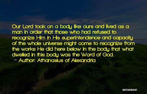 Top 21 Athanasius On The Incarnation Quotes Sayings