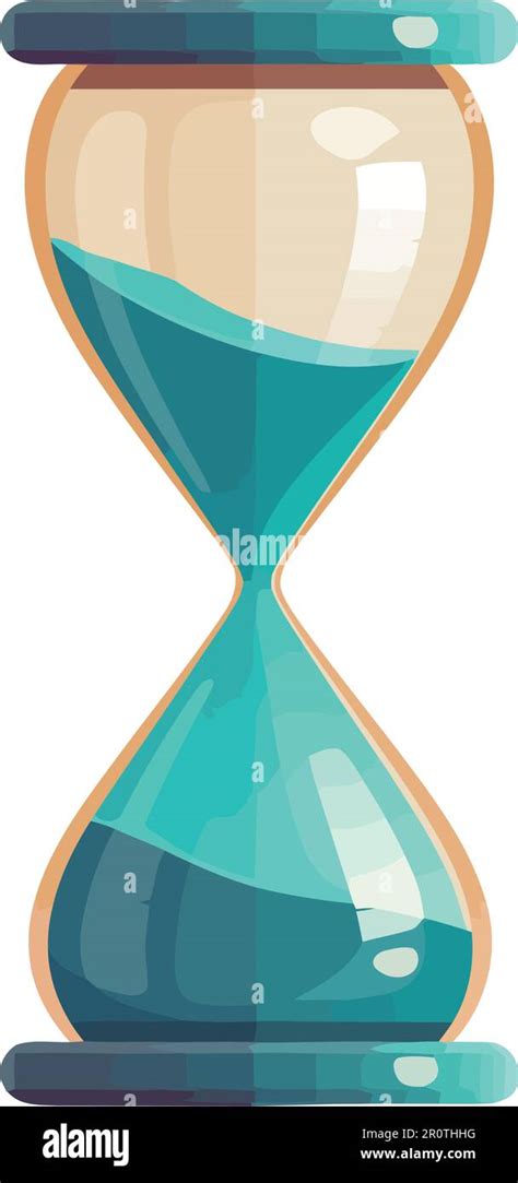 Sand flowing through hourglass Stock Vector Image & Art - Alamy