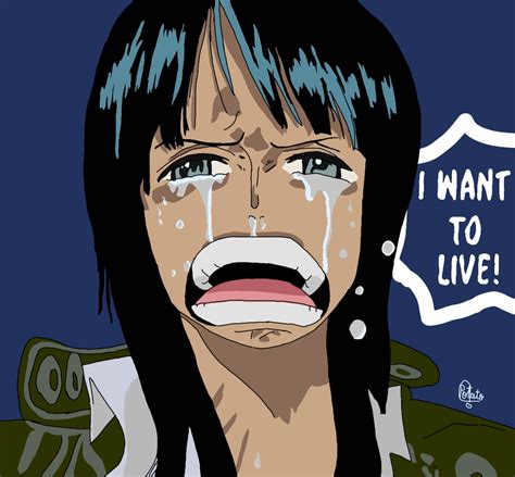 Nico Robin Manga Panel Redid Ronepiece