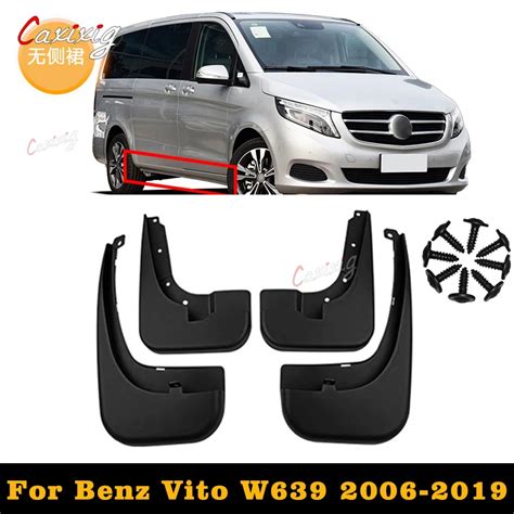 For Mercedes Benz V Class Vito 2006 2021 MudguardCar Fenders Mud Flaps