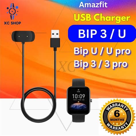 Amazfit Bip Pro Bip U Pro Usb Cable Magnetic Charger Smartwatch Jam