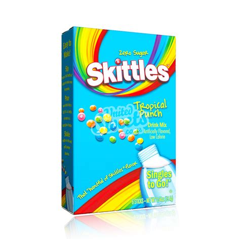 Skittles Drink Mix Assorted 6 Pack 154g United Sweets