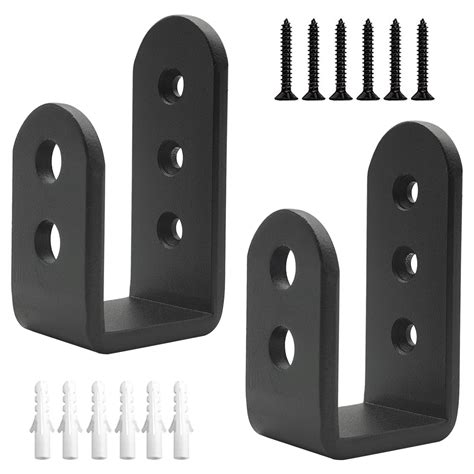 Buy Pack Heavy Duty X Door Barricade Brackets Steel U Bracket Drop