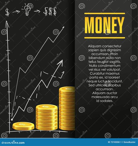 Money Poster Or Banner Design Template. Cartoon Vector | CartoonDealer.com #72311699