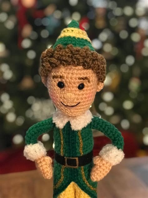 Buddy the Elf doll Crochet Pattern - YourChristmasCountdown.com