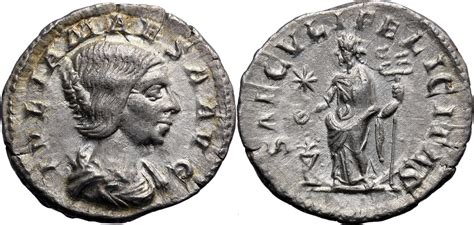 Roman Empire Julia Maesa Ar Denarius Fast Vz Ma Shops