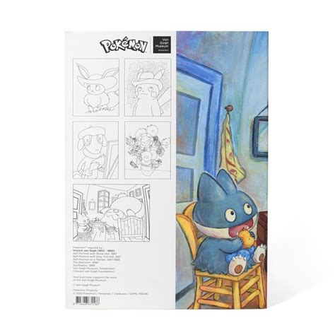 Pok Mon Colouring Set Snorlax Munchlax X Van Gogh Museum In Hand