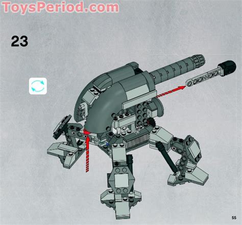 LEGO 7869 Battle for Geonosis Instructions and Parts List